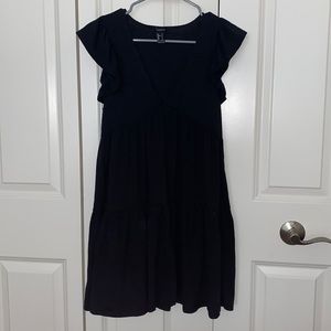 black babydoll dress
